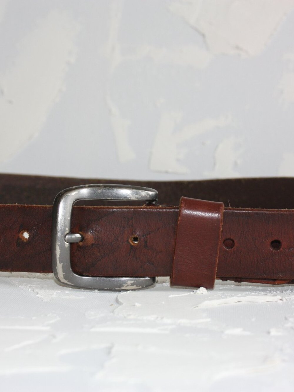 XL Genuine leather brown men's belt size 36-46